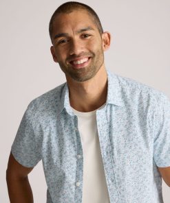 Stretch Cotton Short-Sleeve Ashford Shirt