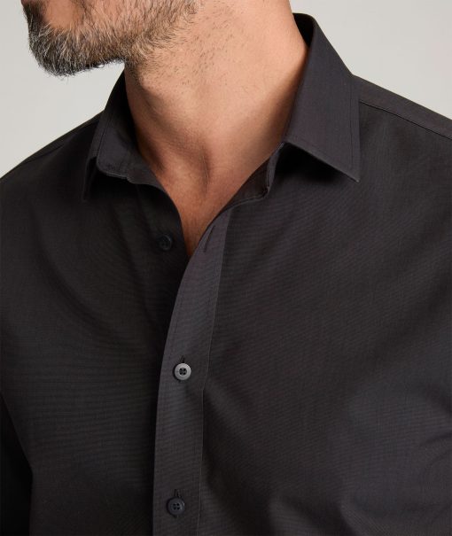 Wrinkle-Free Black Stone Shirt - Image 2