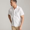 Wrinkle-Resistant Linen Short-Sleeve Cameron Shirt