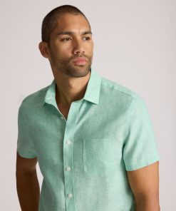 Wrinkle-Resistant Linen Short-Sleeve Cameron Shirt