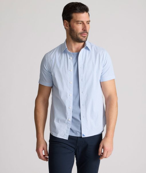 Stretch Cotton Short-Sleeve Dunbar Shirt - Image 3
