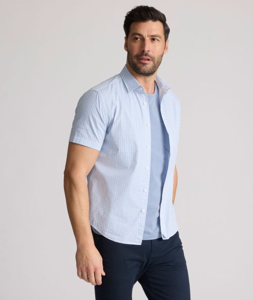 Stretch Cotton Short-Sleeve Dunbar Shirt - Image 5