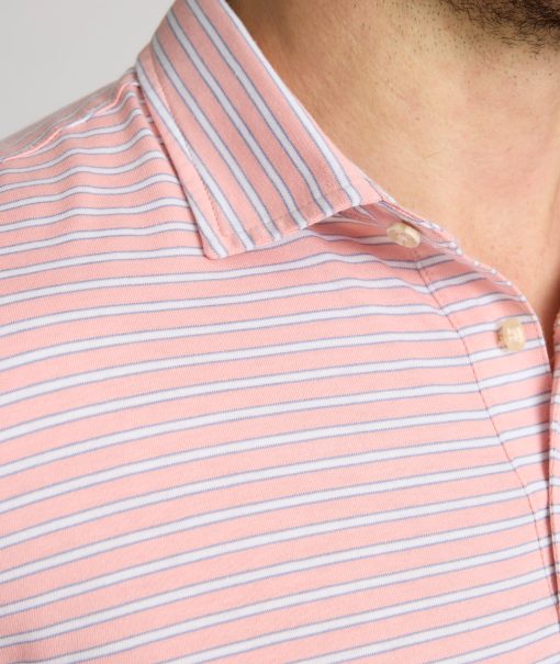 Striped Jersey Performance Polo - Image 2