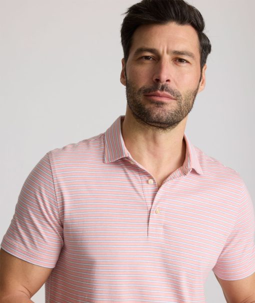 Striped Jersey Performance Polo - Image 3