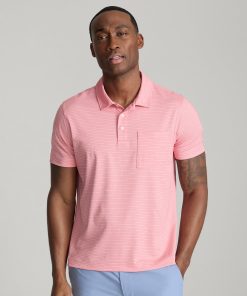 Striped Performance Polo