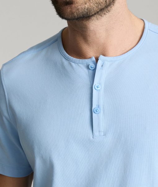 EcoSoft™ Short-Sleeve Henley - Image 3