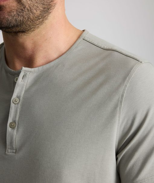 EcoSoft™ Short-Sleeve Henley - Image 3