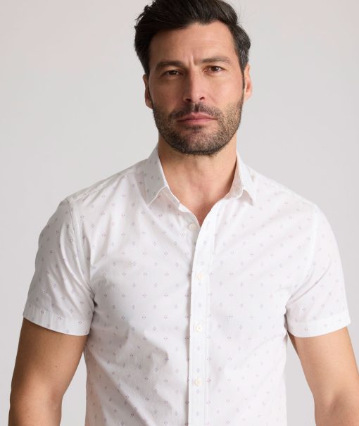 Stretch Cotton Short-Sleeve Rockwell Shirt - Image 3