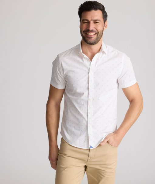 Stretch Cotton Short-Sleeve Rockwell Shirt - Image 5