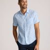Linen Short-Sleeve Turner Shirt